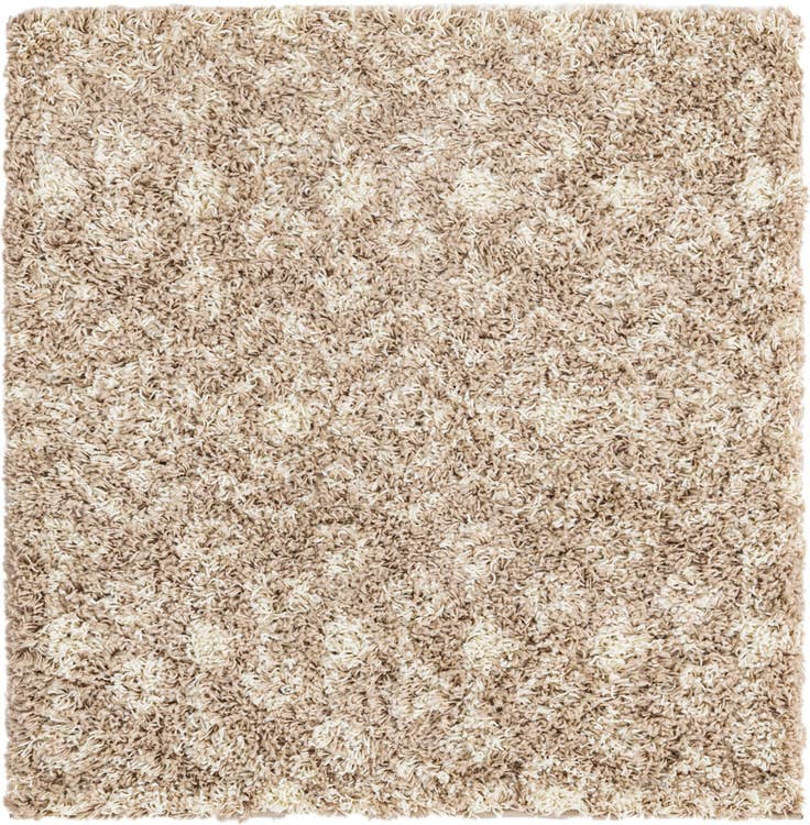 Detail image of 3' x 3' Moroccan Trellis Shag Square Rug