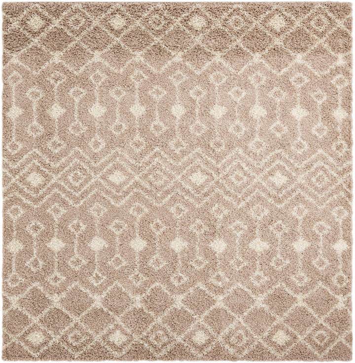 310cm x 325cm Moroccan Trellis Shag Square Rug