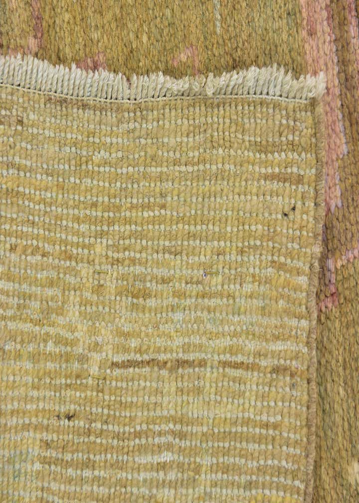 11' x 12' Hand Knotted Oushak Wool Square Rug