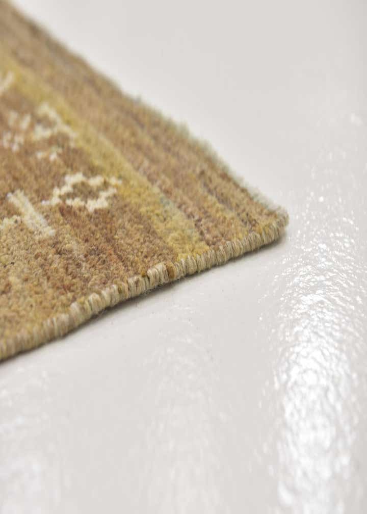 11' x 12' Hand Knotted Oushak Wool Square Rug