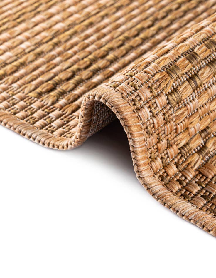 Detail image of 6' x 6'  Washable Border Indoor / Outdoor Square Rug