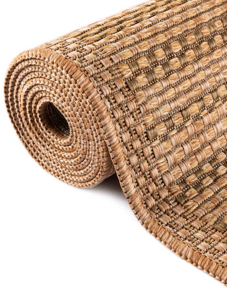 Detail image of 6' x 6'  Washable Border Indoor / Outdoor Square Rug