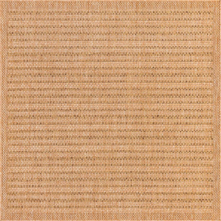 Detail image of 6' x 6' Easy-Clean Border Indoor / Outdoor Square Rug