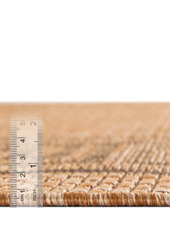 6' x 6' Easy-Clean Border Indoor / Outdoor Square Rug