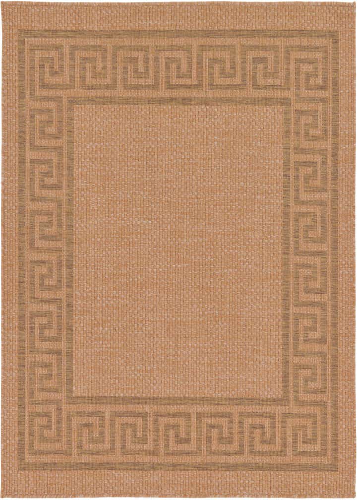 6' x 6' Easy-Clean Border Indoor / Outdoor Square Rug