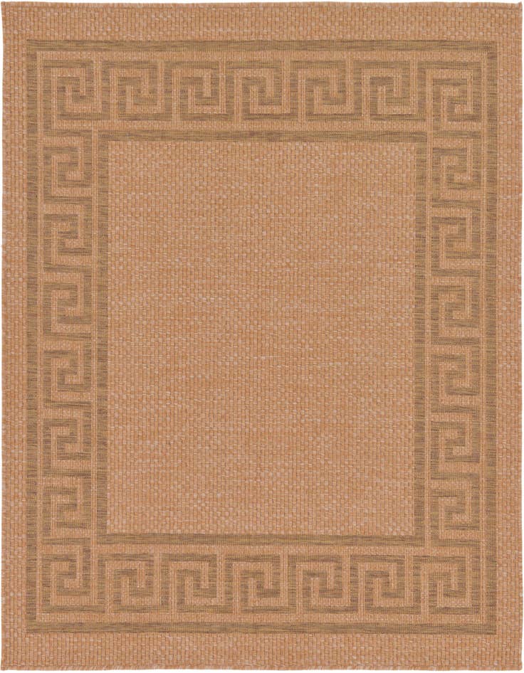 Detail image of 6' x 6' Easy-Clean Border Indoor / Outdoor Square Rug