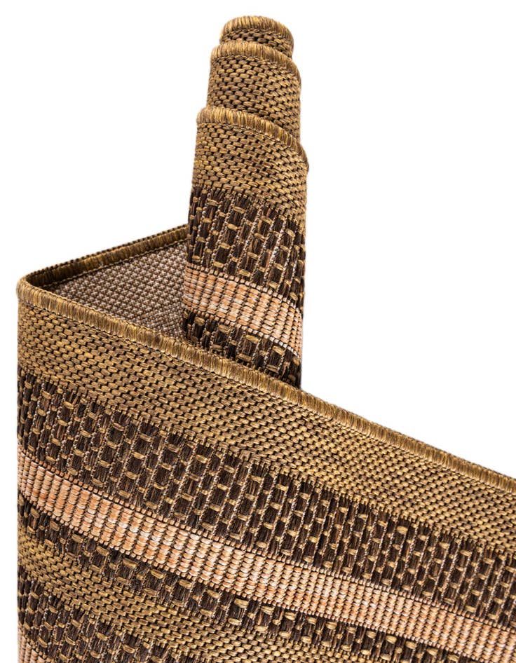 Detail image of 6' x 6' Easy-Clean Border Indoor / Outdoor Square Rug