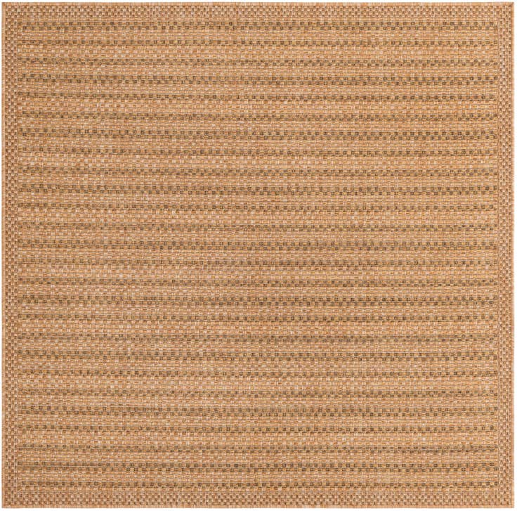 Detail image of 5' 3 x 5' 3 Easy-Clean Border Indoor / Outdoor Square Rug