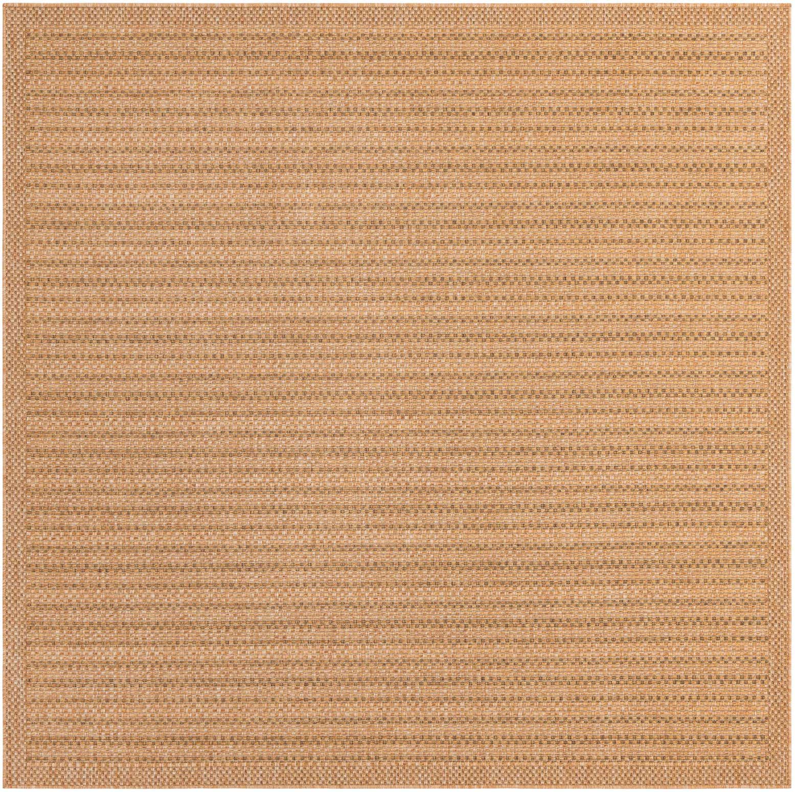 7' 10 x 7' 10 Easy-Clean Border Indoor / Outdoor Square Rug