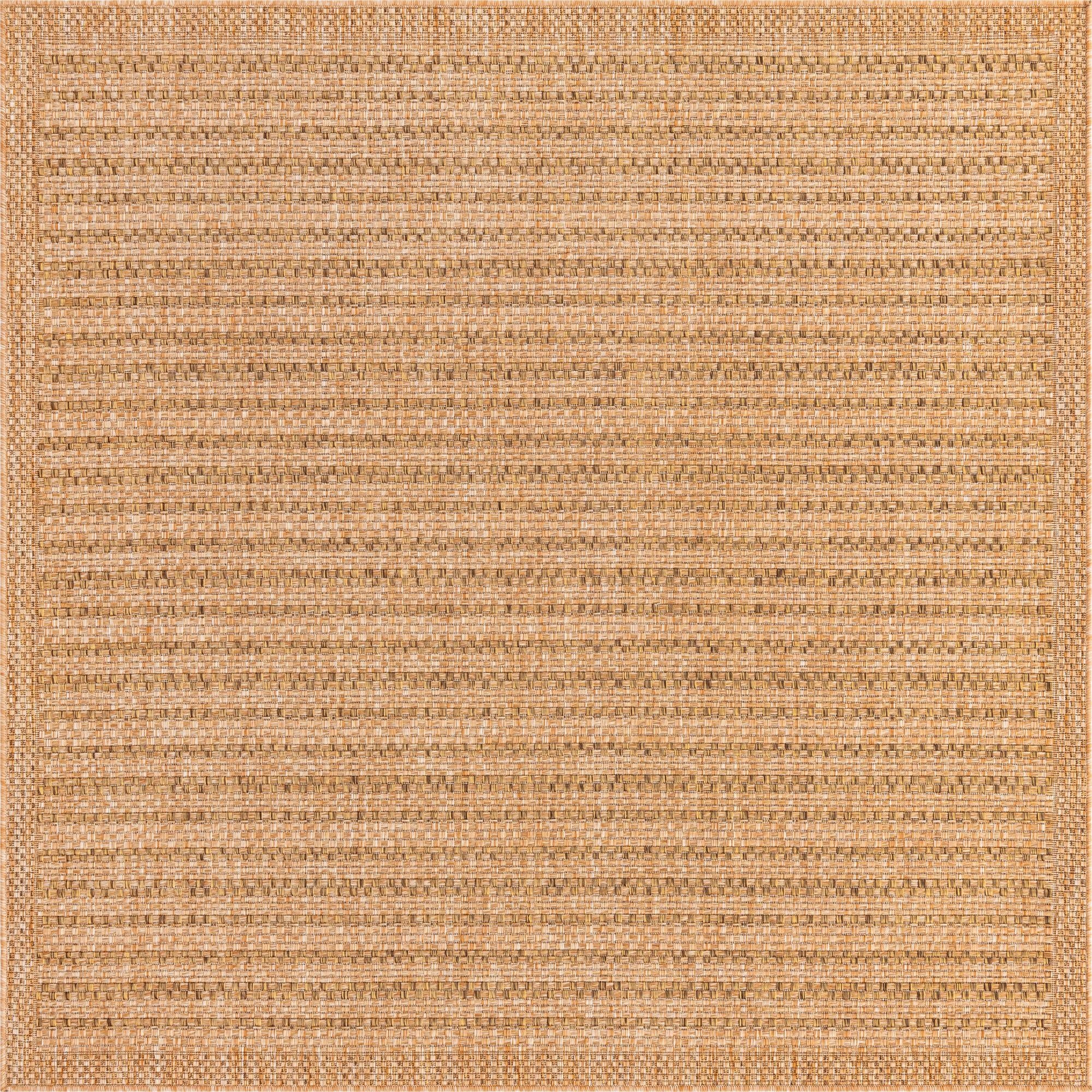 Primary image 6' x 6'  Washable Border Indoor / Outdoor Square Rug