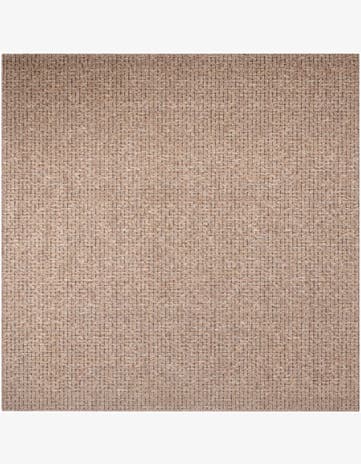 7' 10 x 7' 10 Easy-Clean Checkered Indoor / Outdoor Square Rug