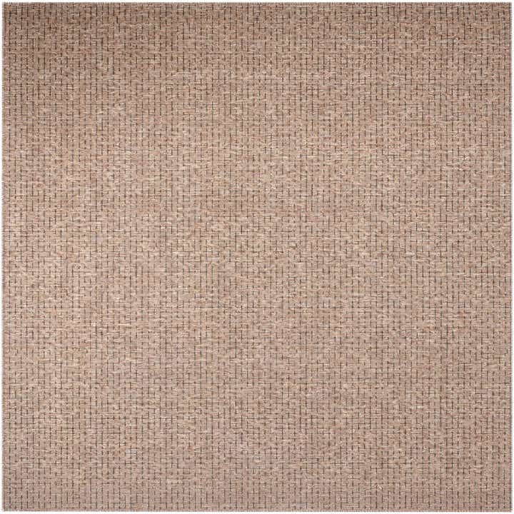 7' 10 x 7' 10 Easy-Clean Checkered Indoor / Outdoor Square Rug