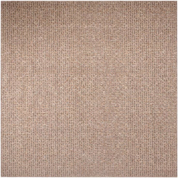 Detail image of 7' 10 x 7' 10 Easy-Clean Checkered Indoor / Outdoor Square Rug