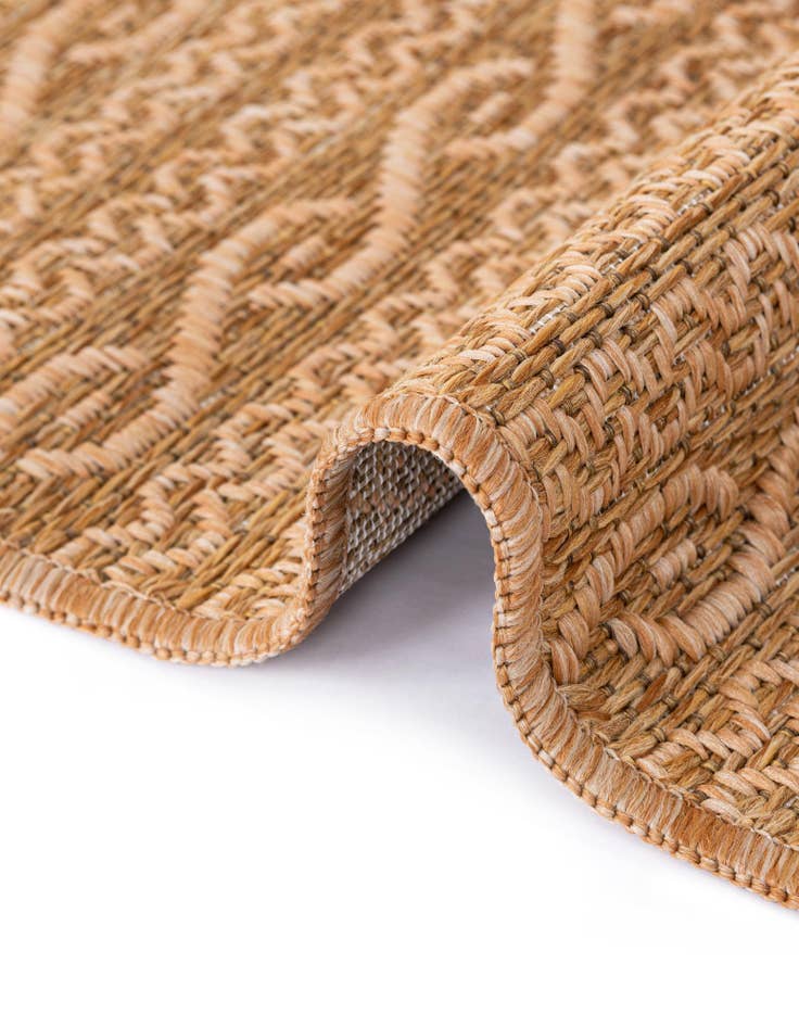 Detail image of 6' x 6'  Washable Modern Indoor / Outdoor Square Rug