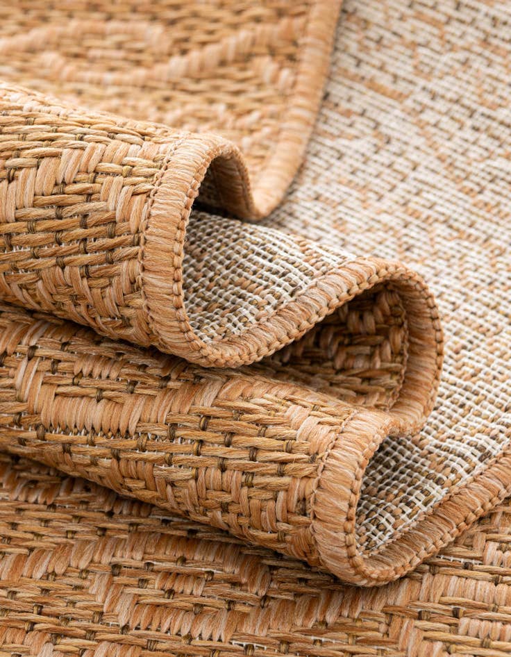 Detail image of 6' x 6'  Washable Modern Indoor / Outdoor Square Rug