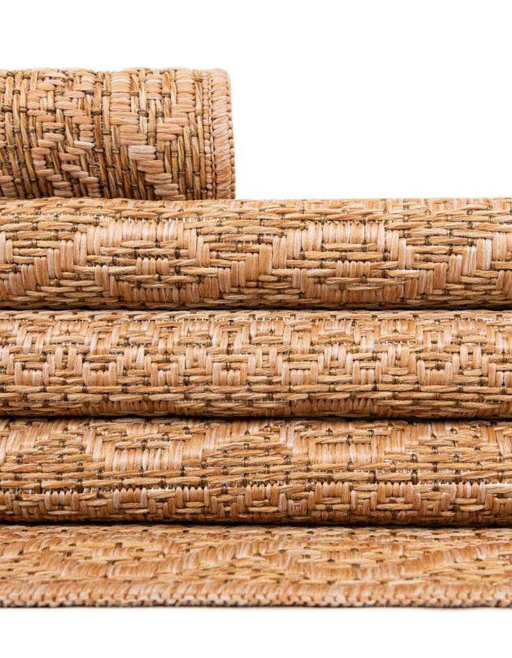 Detail image of 6' x 6'  Washable Modern Indoor / Outdoor Square Rug