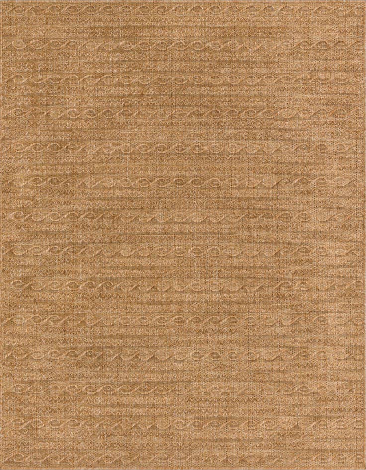 Detail image of 6' x 6' Easy-Clean Modern Indoor / Outdoor Square Rug