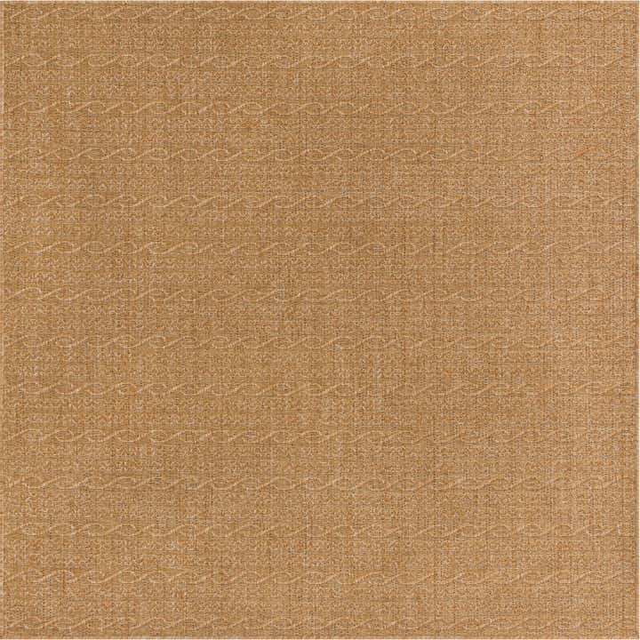 6' x 6' Easy-Clean Modern Indoor / Outdoor Square Rug