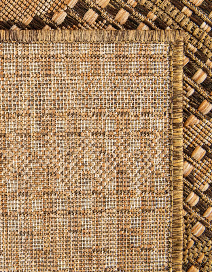 Detail image of 6' x 6' Easy-Clean Modern Indoor / Outdoor Square Rug
