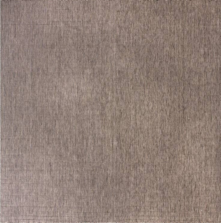 Detail image of 13' x 13' Easy-Clean Solid Indoor / Outdoor Square Rug