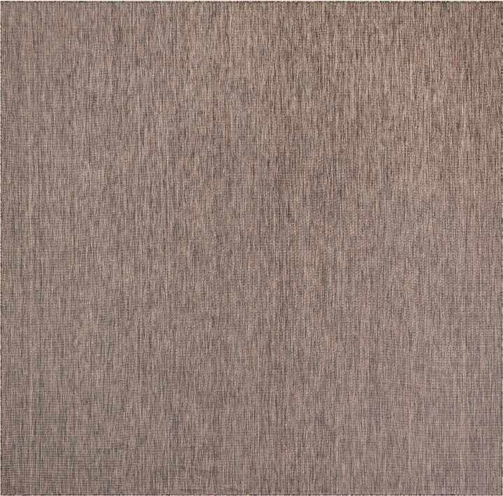 10' x 10' Easy-Clean Solid Indoor / Outdoor Square Rug