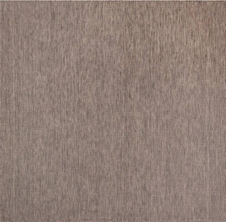 Detail image of 10' x 10' Easy-Clean Solid Indoor / Outdoor Square Rug