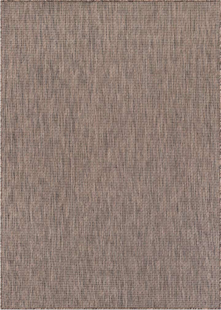6' x 6' Easy-Clean Solid Indoor / Outdoor Square Rug