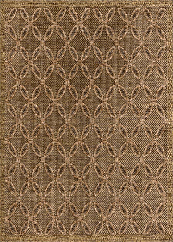 6' x 6' Easy-Clean Trellis Indoor / Outdoor Square Rug
