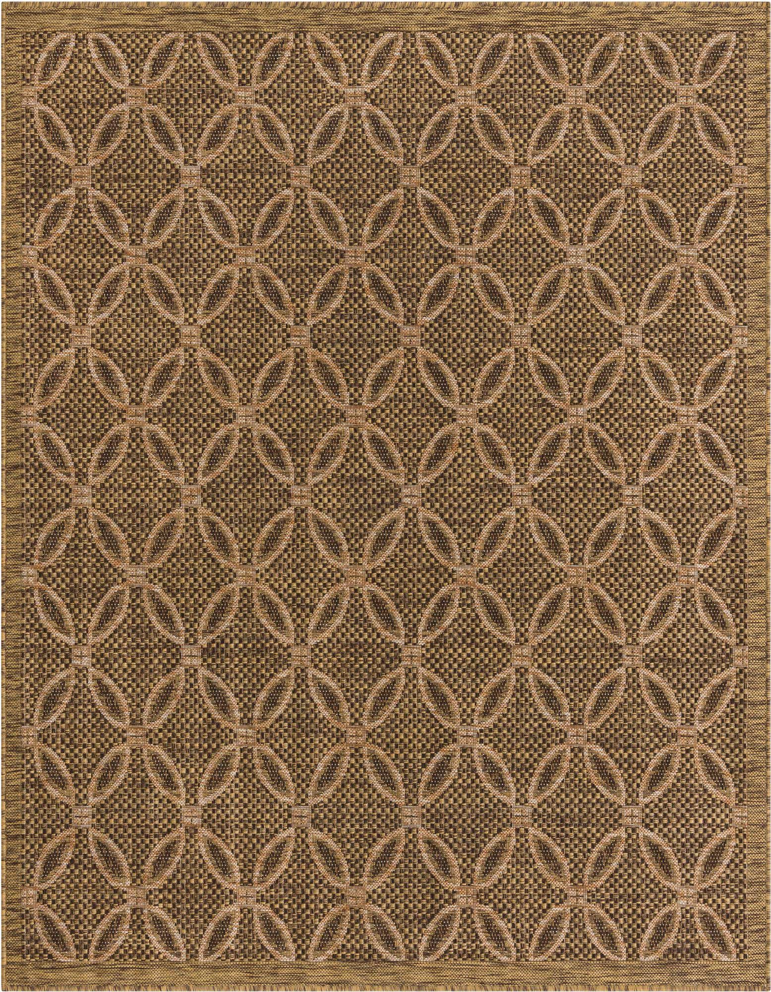 6' x 6' Easy-Clean Trellis Indoor / Outdoor Square Rug