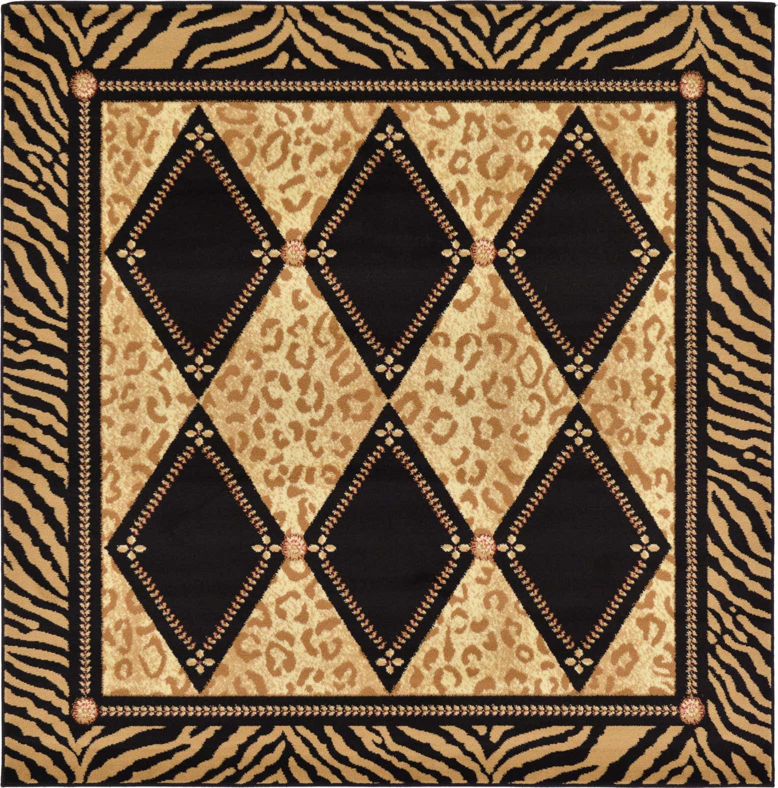 6' x 6' Safari Square Rug