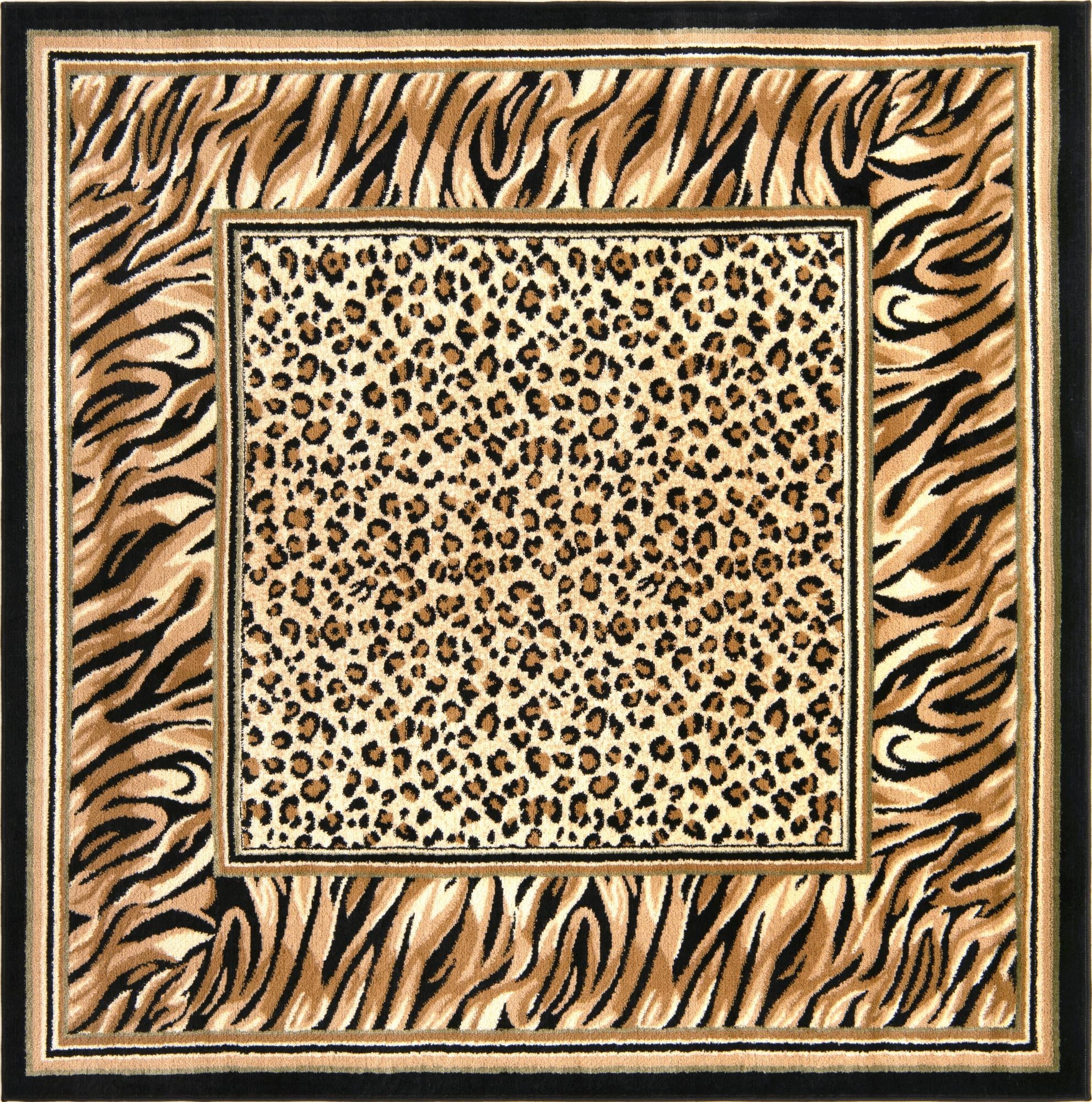 6' x 6' Safari Square Rug