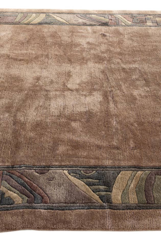 Detail image of 6' 5 x 6' 5 Hand Knotted Tibet Wool Square Rug