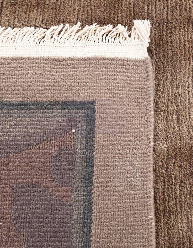 Detail image of 6' 5 x 6' 5  Hand Knotted Tibet Wool Square Rug