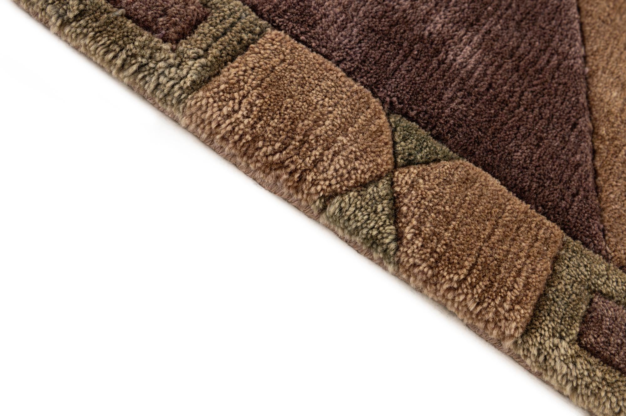 6' 9 x 7' 3 Hand Knotted Tibet Wool Square Rug
