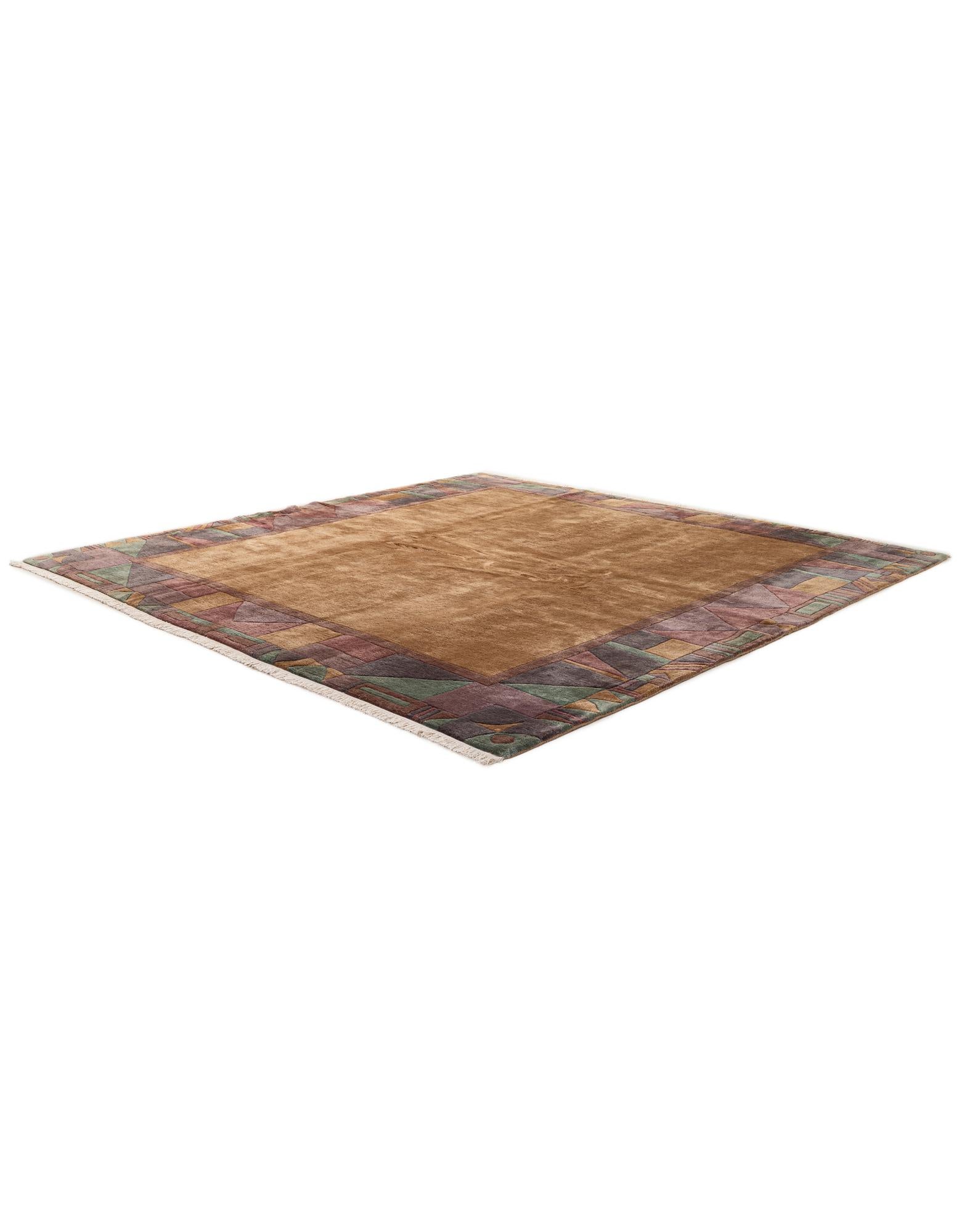 8' 3 x 8' 3 Hand Knotted Tibet Wool Square Rug