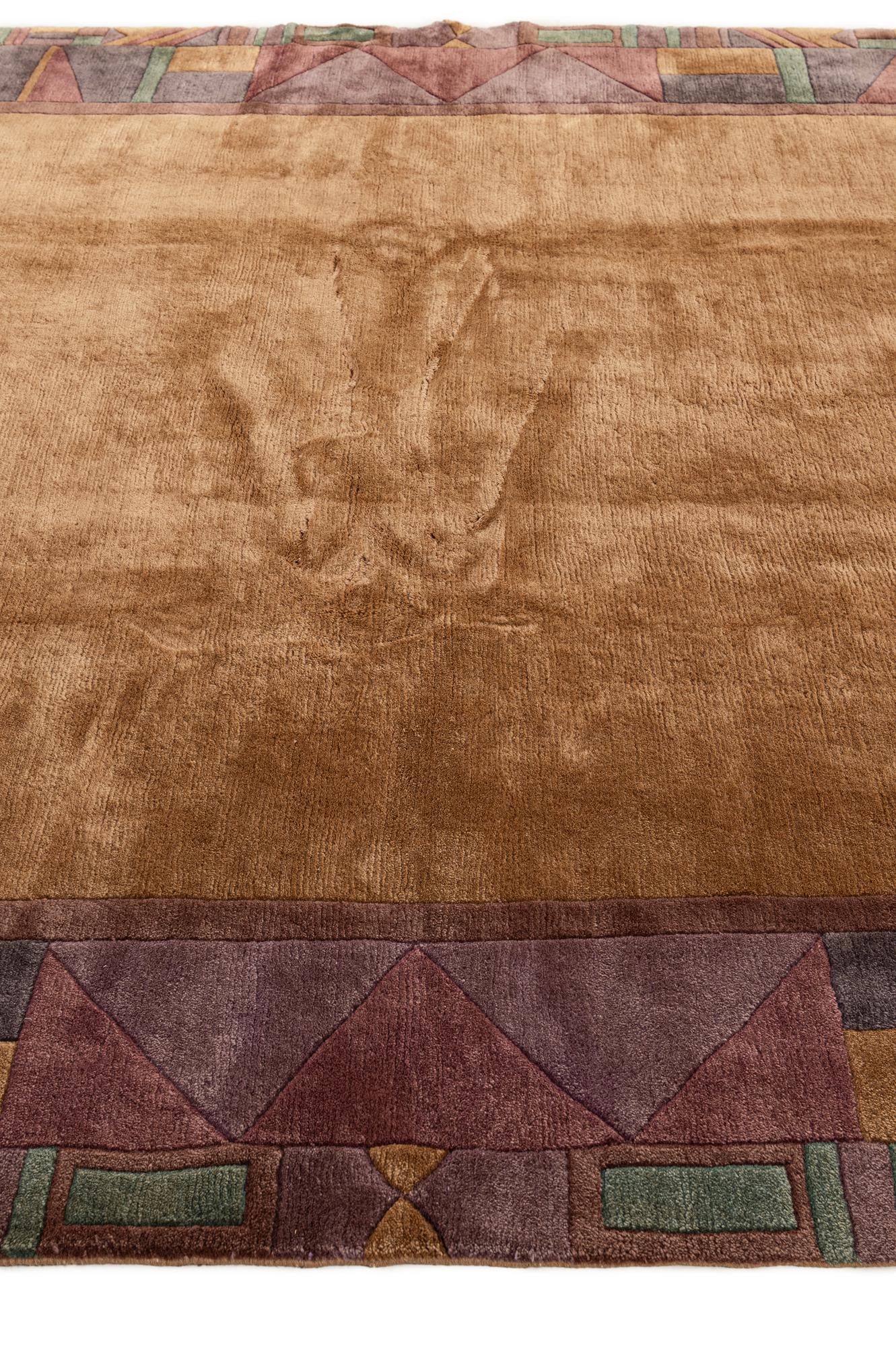 8' 3 x 8' 3 Hand Knotted Tibet Wool Square Rug