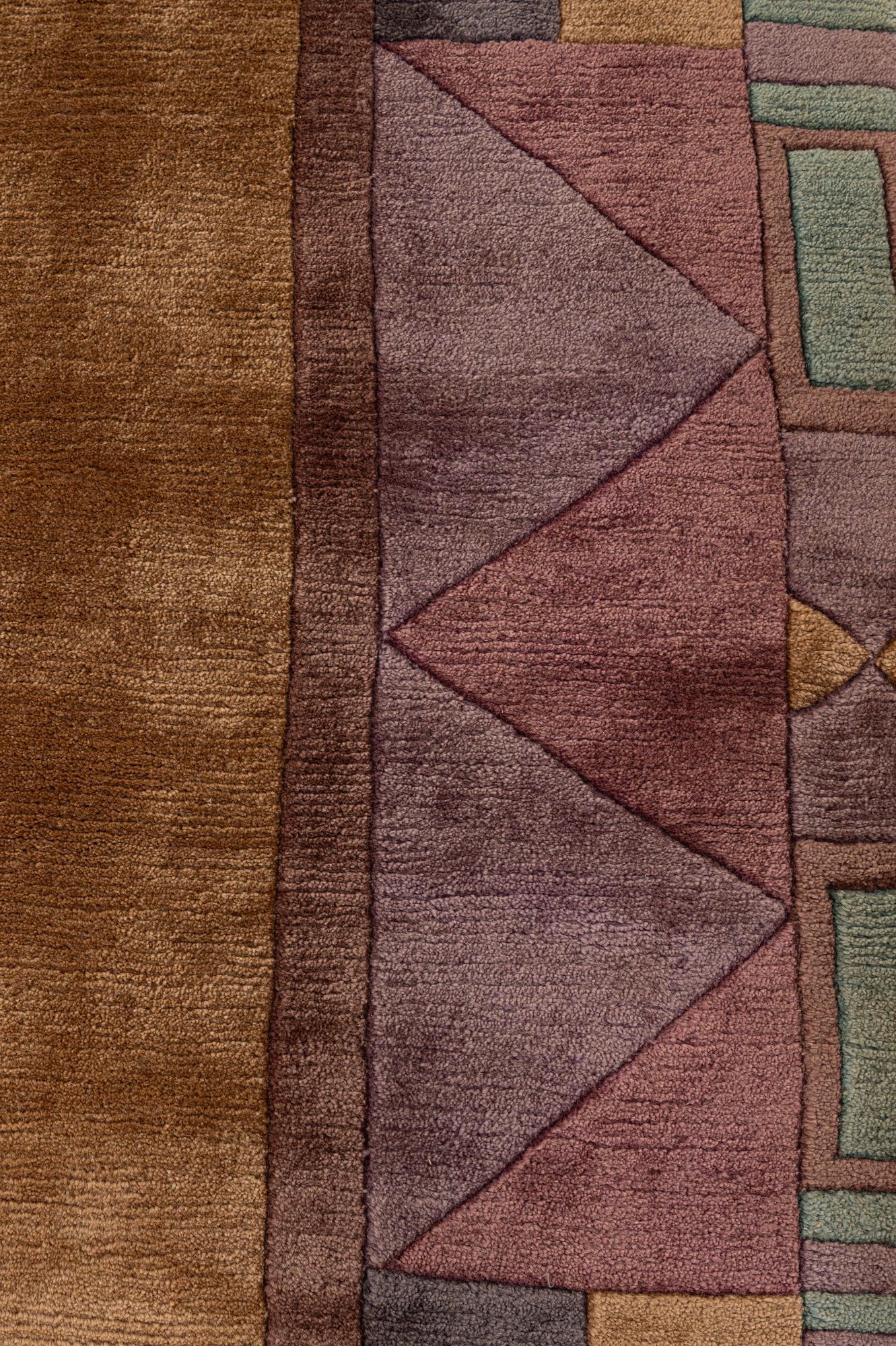 8' 3 x 8' 3 Hand Knotted Tibet Wool Square Rug