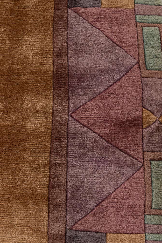 8' 3 x 8' 3 Hand Knotted Tibet Wool Square Rug