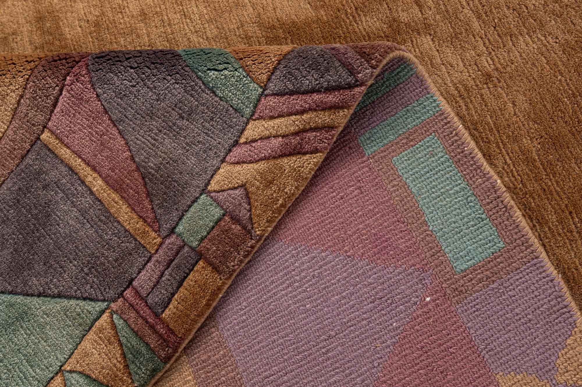 8' 3 x 8' 3 Hand Knotted Tibet Wool Square Rug