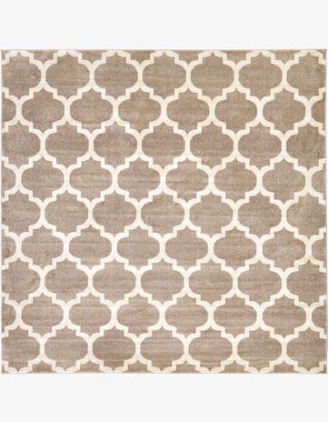 7' 10 x 7' 10 Trellis Square Rug