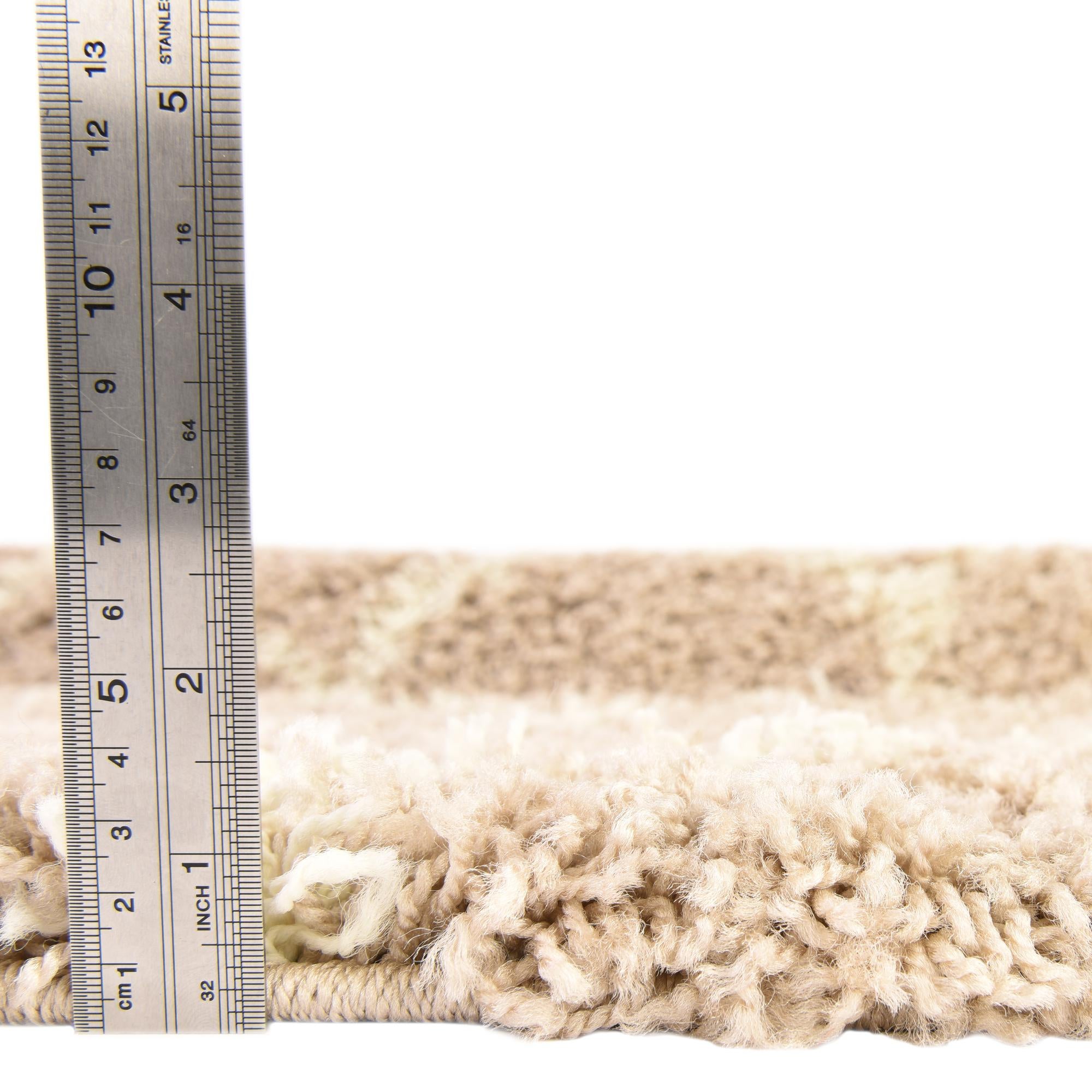4' x 4' Trellis Shag Square Rug
