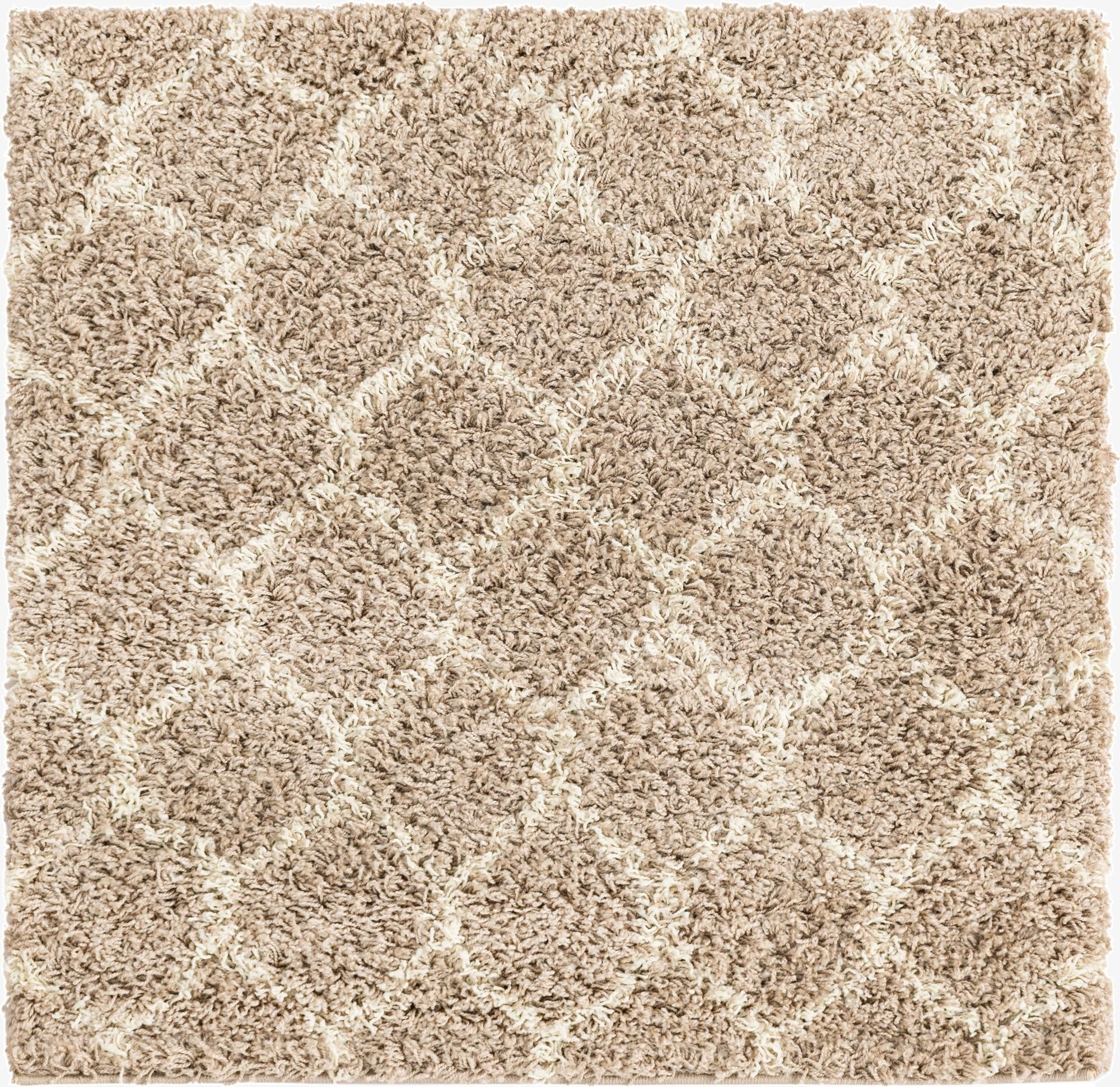 Primary image 3' 3 x 3' 3 Trellis Shag Square Rug