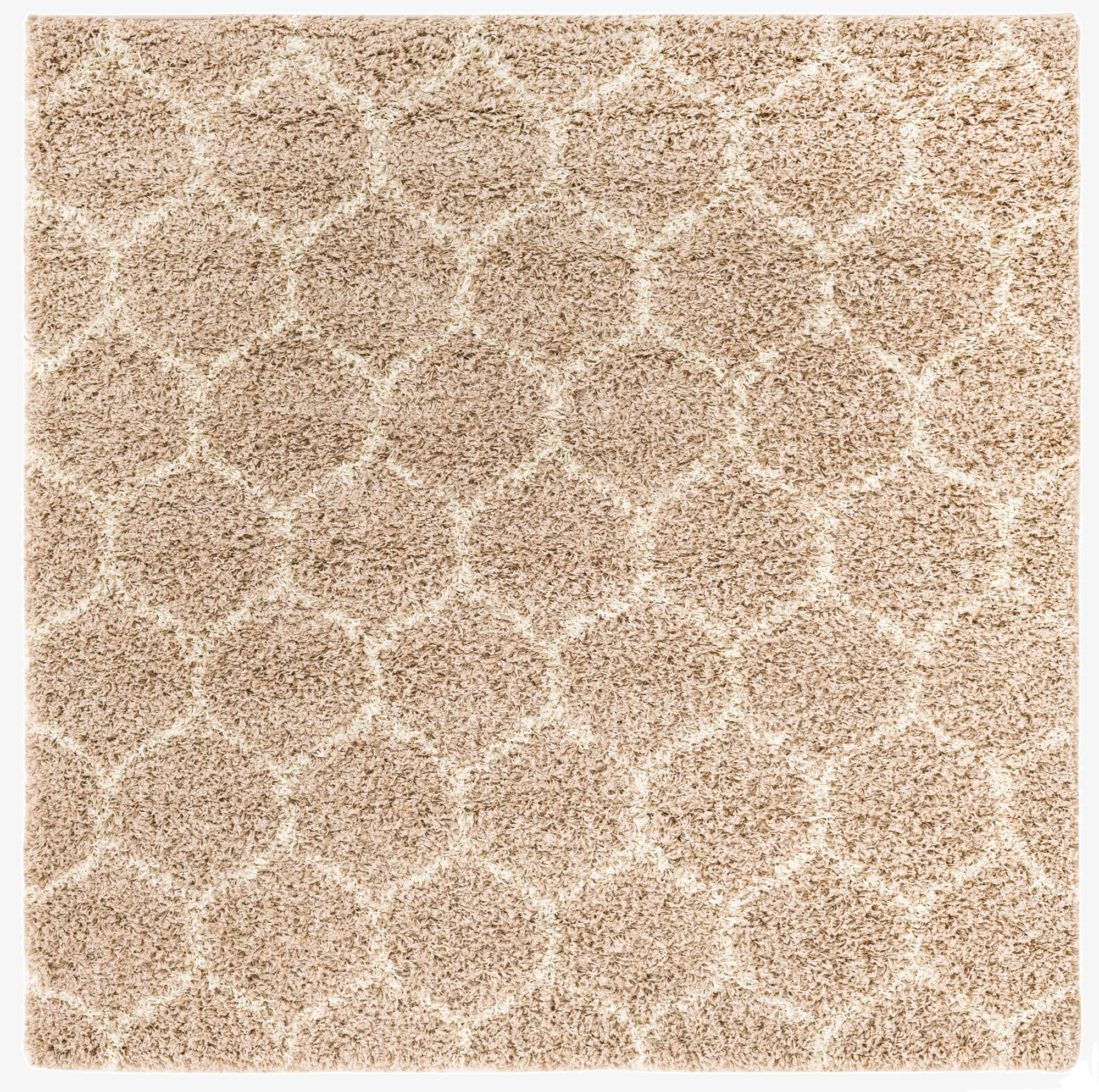 6' x 6' Trellis Shag Square Rug
