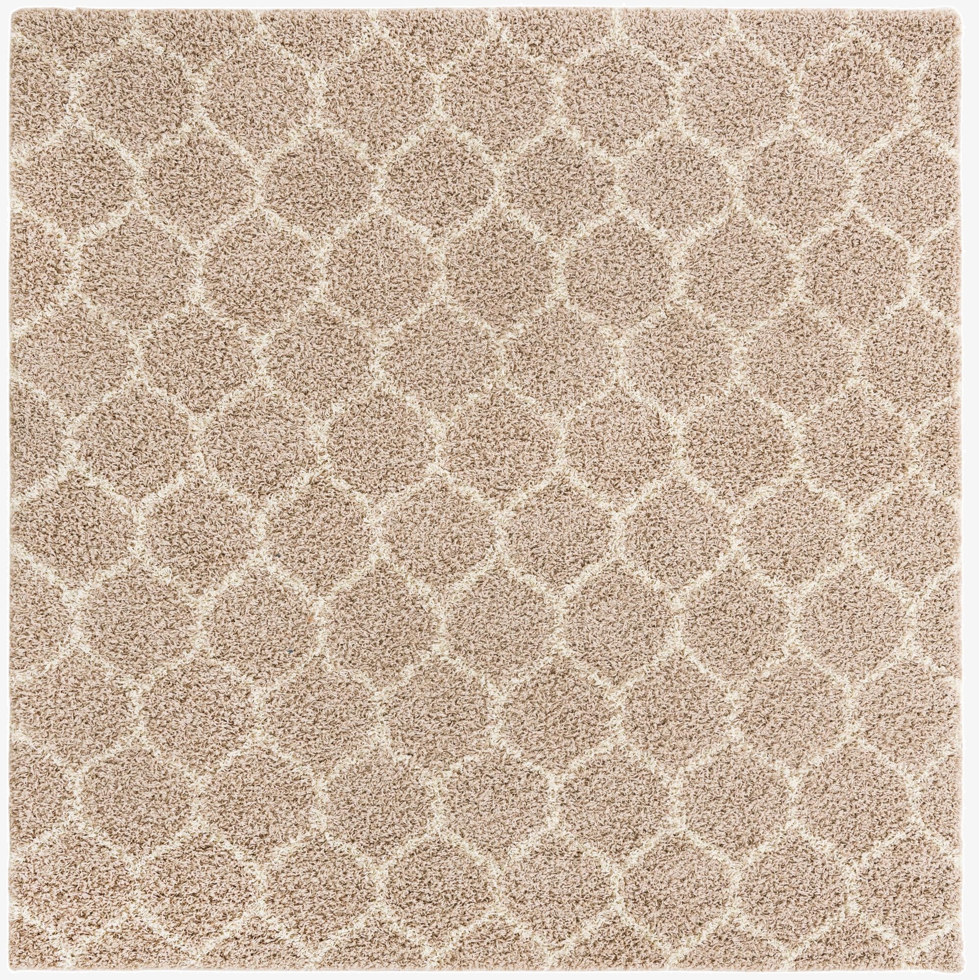 Primary image 7' 10 x 7' 10 Trellis Shag Square Rug