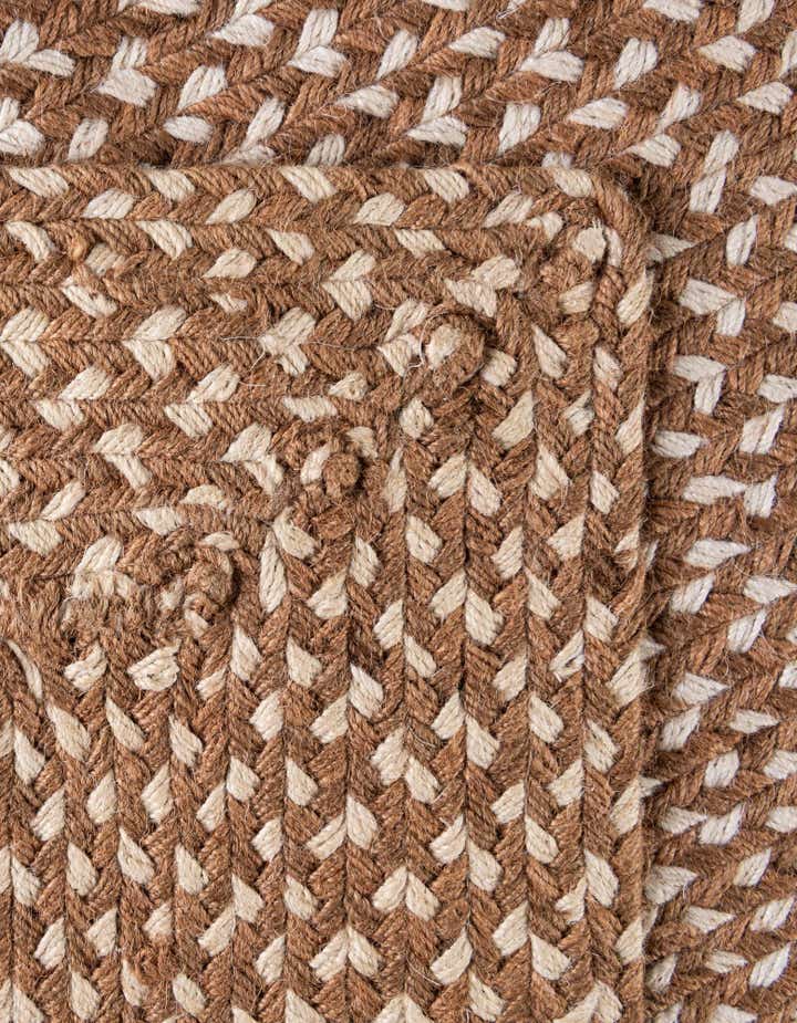 240cm x 240cm Fait main Tweed Braided Jute Tapis Carré