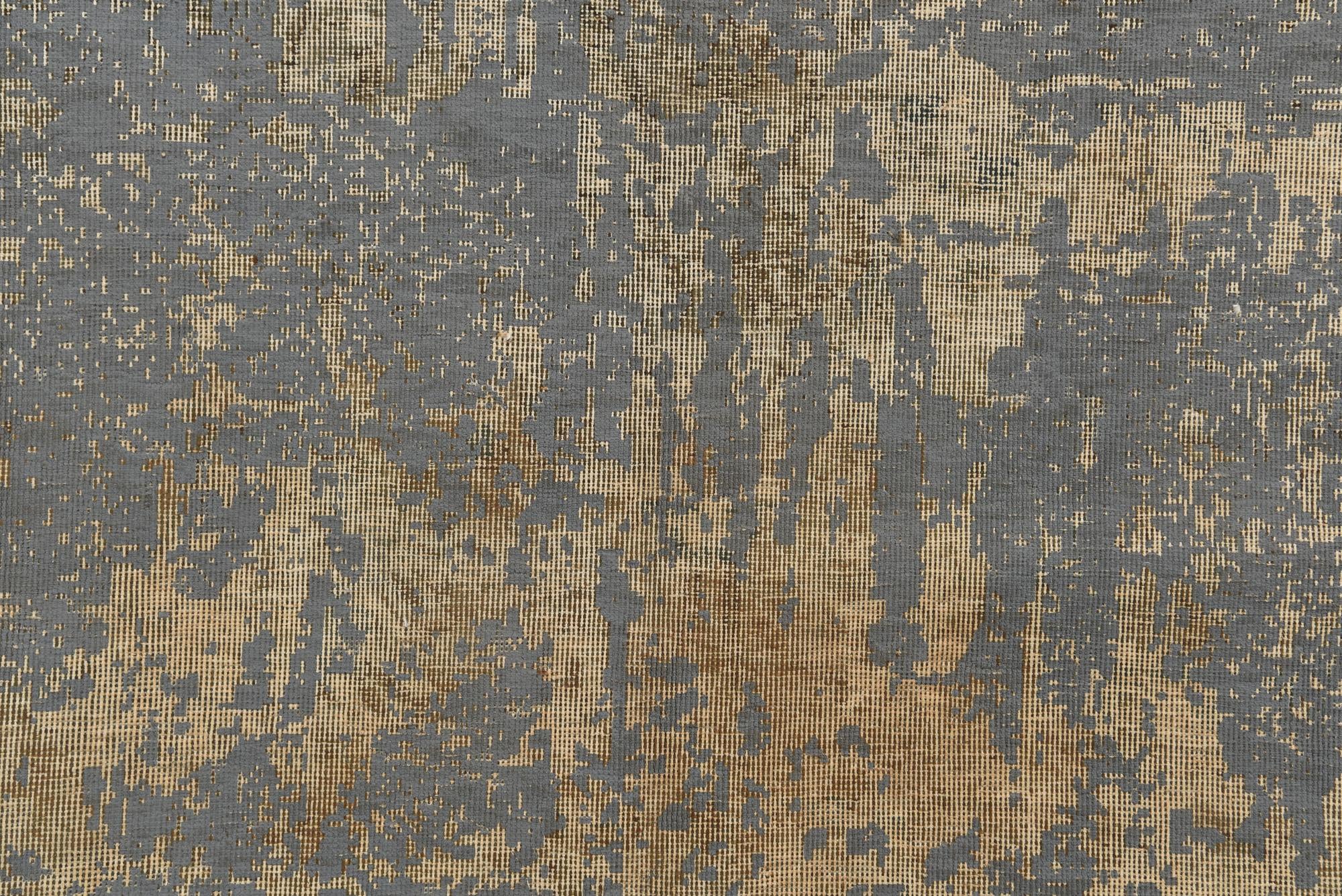 5' 5 x 6' 1 Hand Knotted Ultra Vintage Persian Wool Square Rug