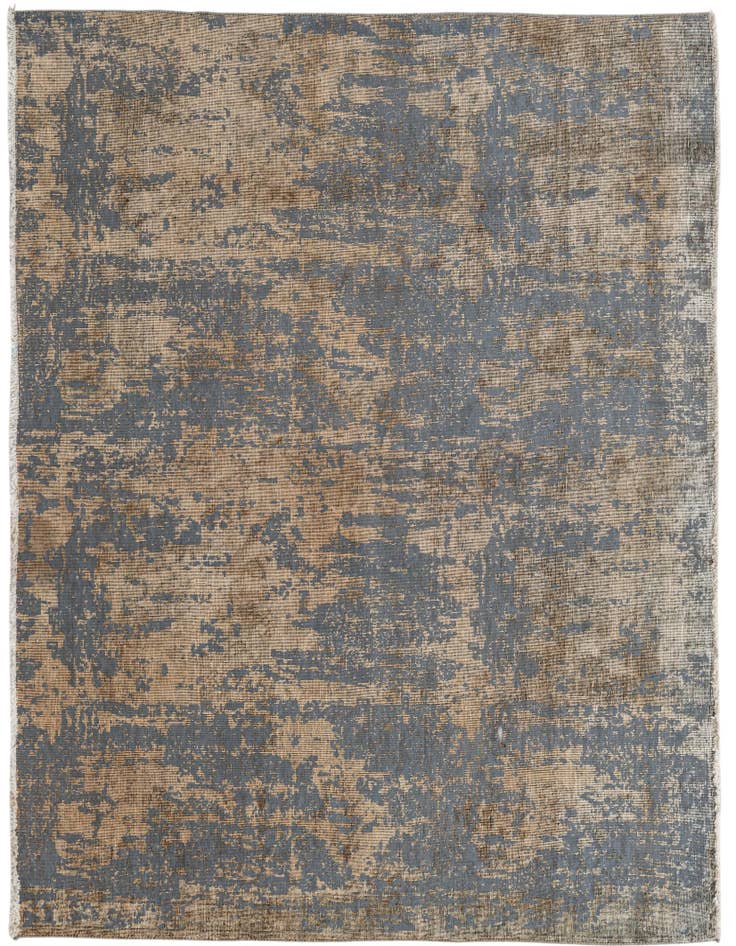 Detail image of 5' 5 x 6' 1 Hand Knotted Ultra Vintage Persian Wool Square Rug