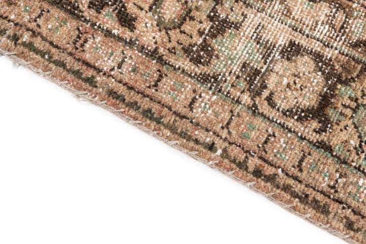 9' 3 x 10' Hand Knotted Ultra Vintage Persian Wool Square Rug
