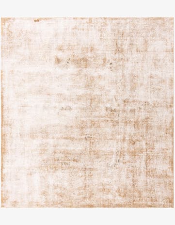 8' 5 x 9' 3 Hand Knotted Ultra Vintage Persian Wool Square Rug