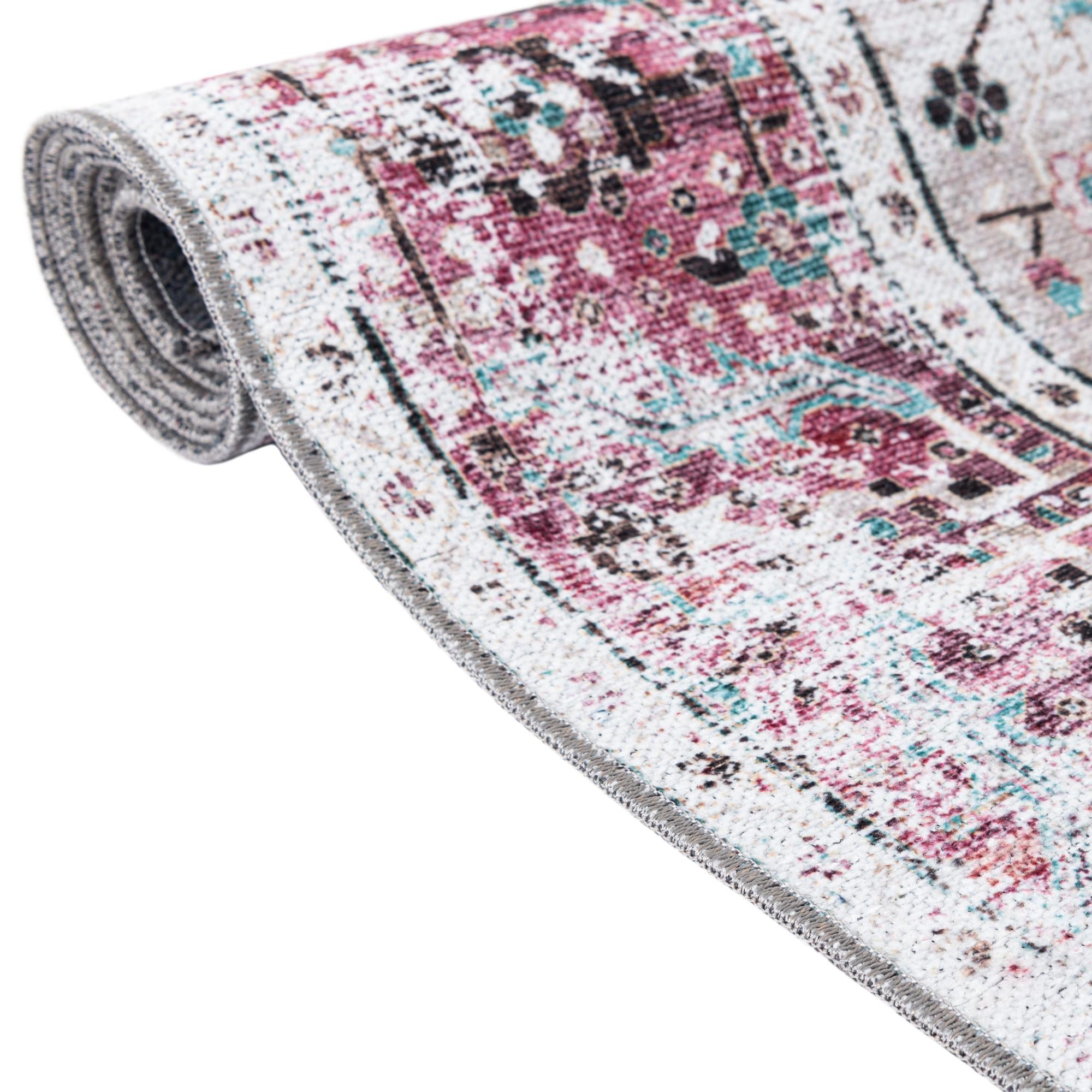 7' 10 x 7' 10 Washable Yara Octagon Rug
